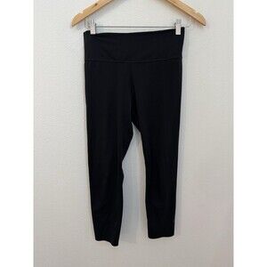 Nike Cropped Black Cropped  Modern Yoga Pants Active Buttery Soft Size M Gym
